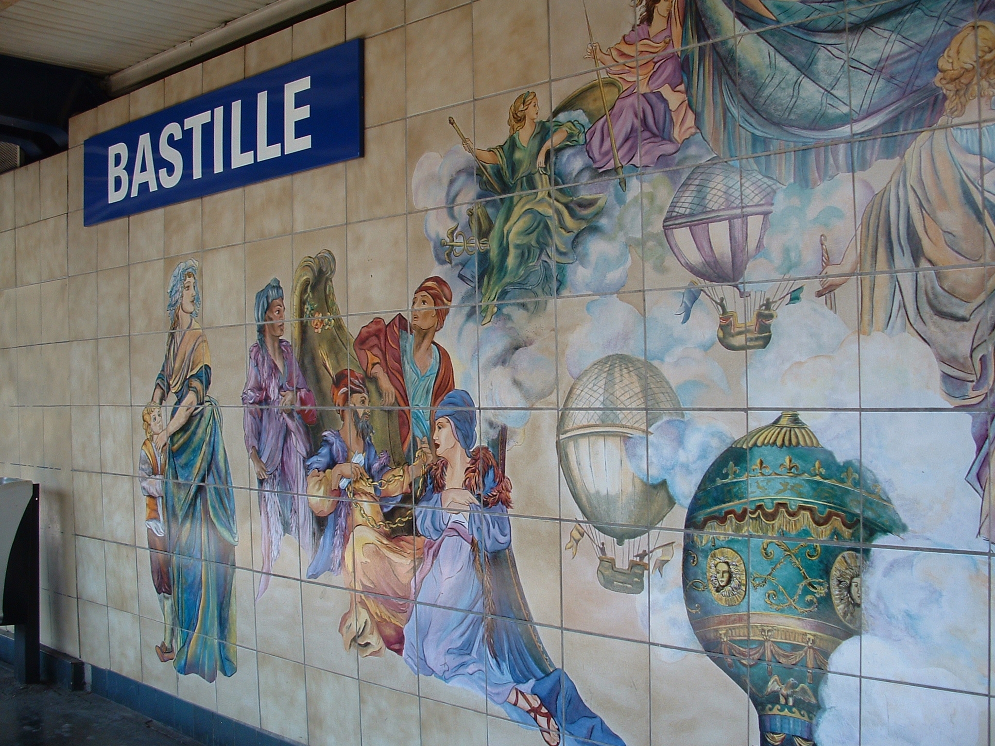 Paris -- Bastille Metro Stop