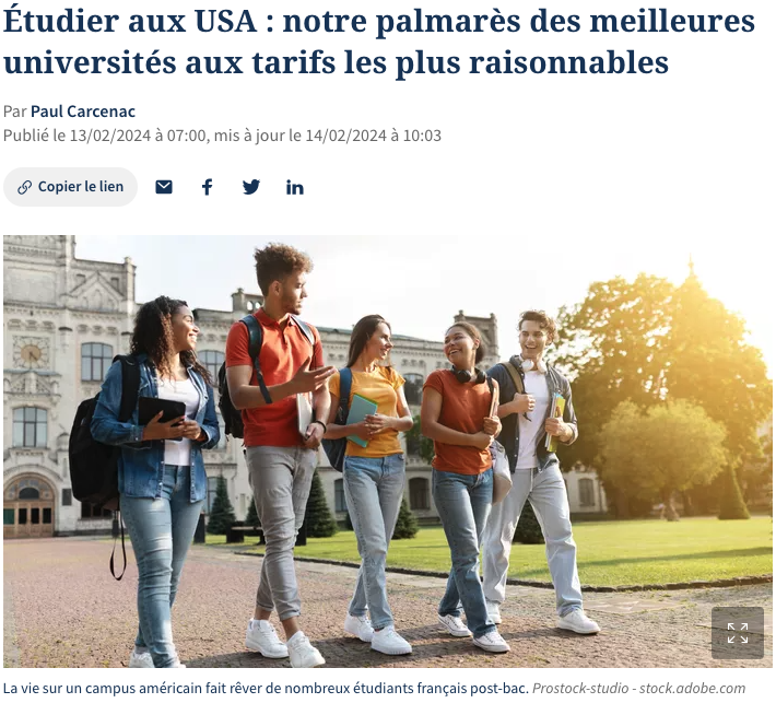 International Study in the USA: our list of the best universities with the most reasonable fees